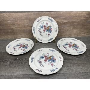 Wedgwood of Etruria Williamsburg “Potpourri” SALAD PLATE 8.5" Off White w Bird